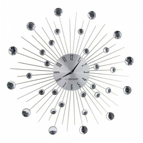 Vggklocka Esperanza EHC002 Glas Rostfritt stl Aluminium 150 cm