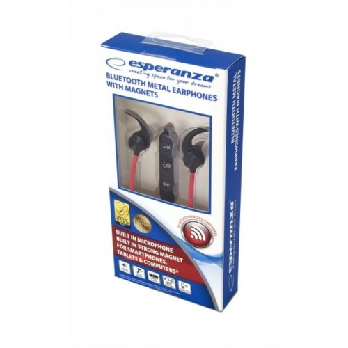 Bluetooth Sporthrlurar Esperanza EH186K Svart Rd
