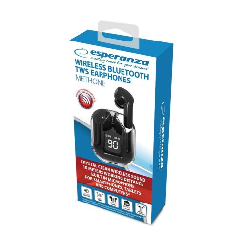 Ear Bluetooth hrlurar Esperanza EH238K Svart
