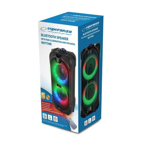 Brbar Bluetooth Hgtalare Esperanza EP157 Svart 10 W