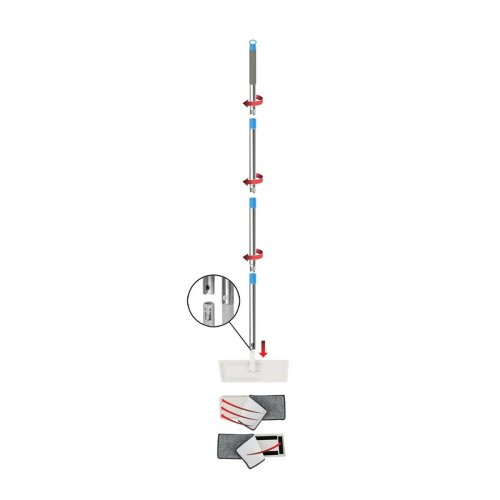 Mop with Bucket Esperanza EHS004 Bl Vit Mikrofiber