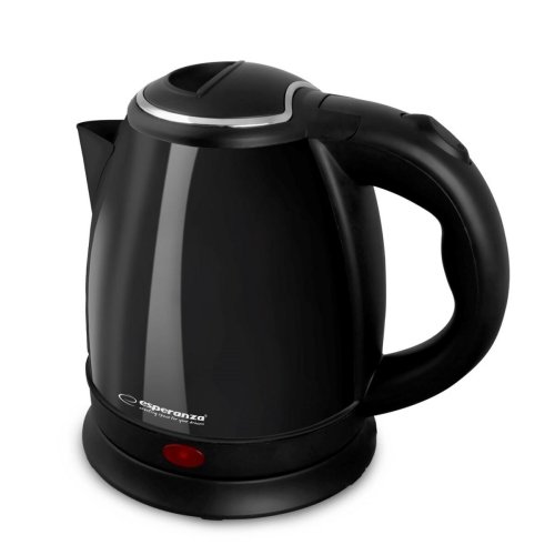 Vattenkokare Esperanza EKK128K Svart Rostfritt stl Plast 1350 W