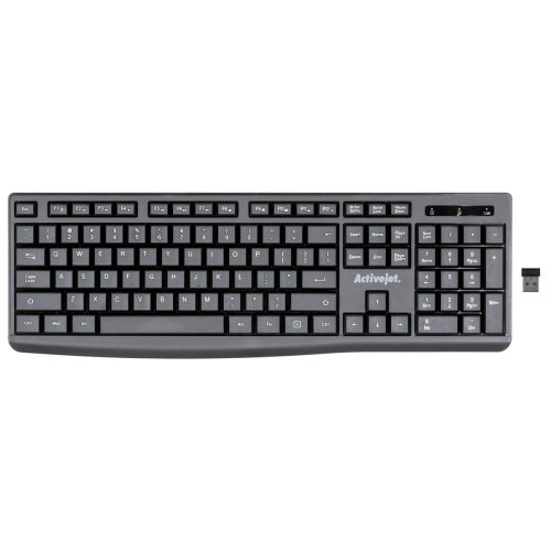 Tangentbord Activejet K-3803SW Svart QWERTY