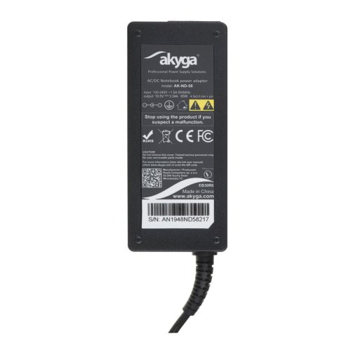 Laptopladdare Akyga AK-ND-58 65 W