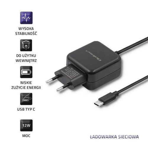 Vggladdare Qoltec 50197 Svart 12 W (1 antal)
