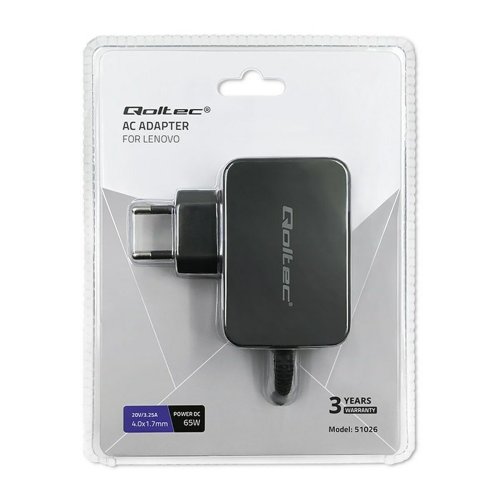 Laptopladdare Qoltec 51026 65 W