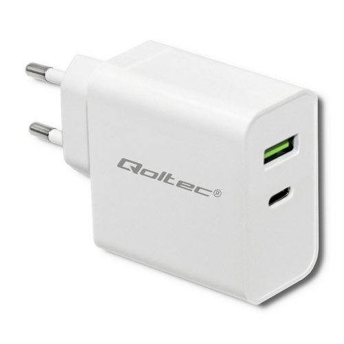 Vggladdare Qoltec 51718 Vit 45 W (1 antal)