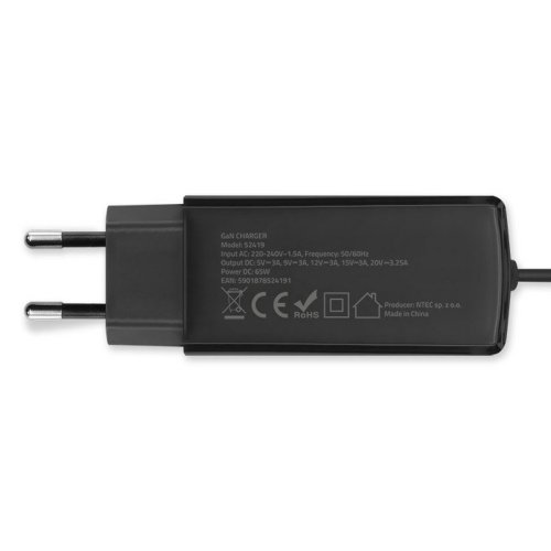 Vggladdare Qoltec 52419