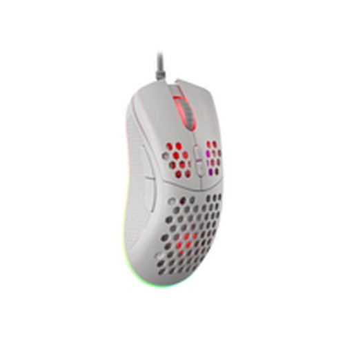 Optisk Mus med Sladd Genesis Krypton 555 Vit 8000 dpi (1 antal)