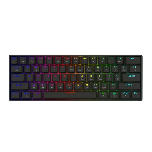 Tangentbord Savio BLACKOUT X2 RED Svart Qwerty US