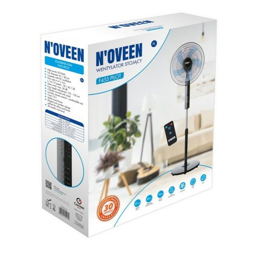 Stende Flkt N'oveen F455 Svart 55 W