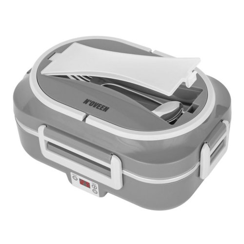 Elektrisk lunchbox N'oveen LB640 Mrkgr Rostfritt stl 24 x 11