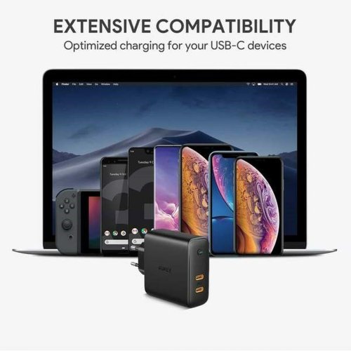 Vggladdare Aukey PA-D5 Svart