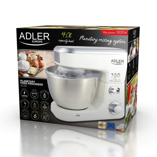 Kksrobot Adler AD 4216 Vit Svart 500 W 4 L