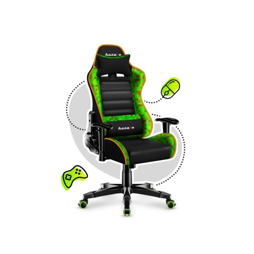 Spelstol Huzaro HZ-Ranger 6.0 Pixel Mesh Svart/Bl