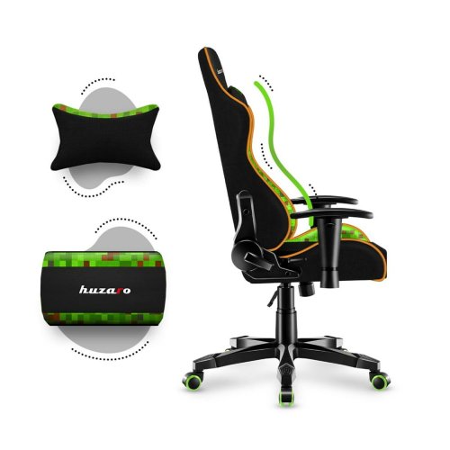 Spelstol Huzaro HZ-Ranger 6.0 Pixel Mesh Svart/Bl