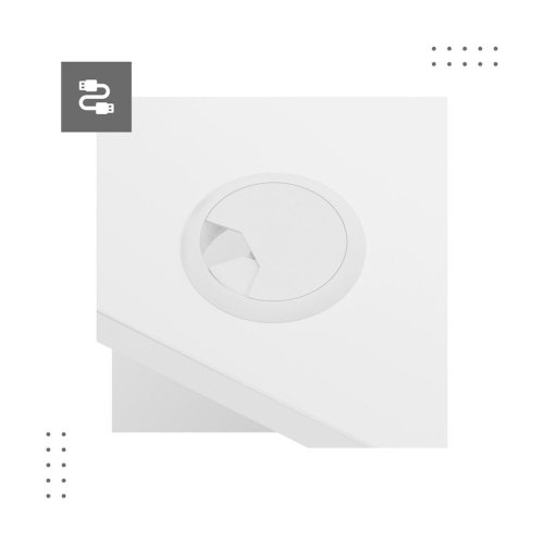 Skrivbord Gaming Mark Adler MA-Leader 7.0 White Vit