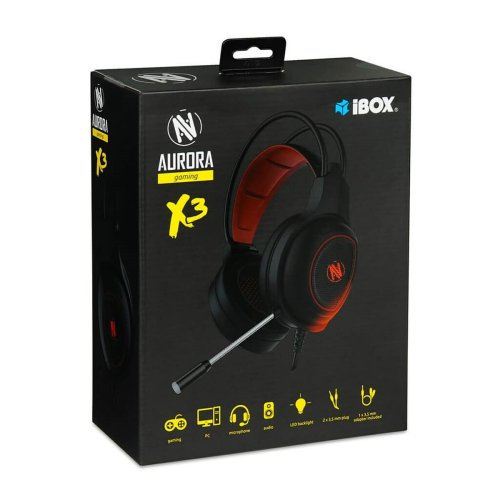 Spelhrlurar med mikrofon Ibox X3