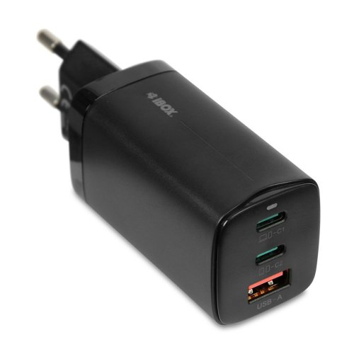 Vggladdare Ibox ILUC65B Svart 65 W