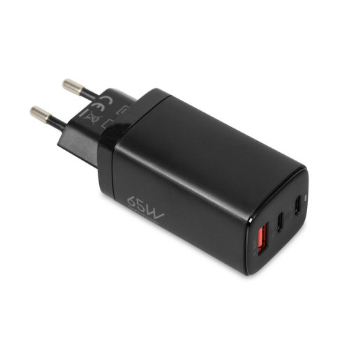 Vggladdare Ibox ILUC65B Svart 65 W