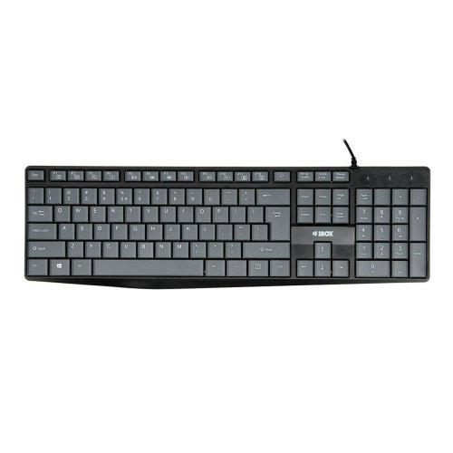Tangentbord Ibox IKC2010G Svart Gr