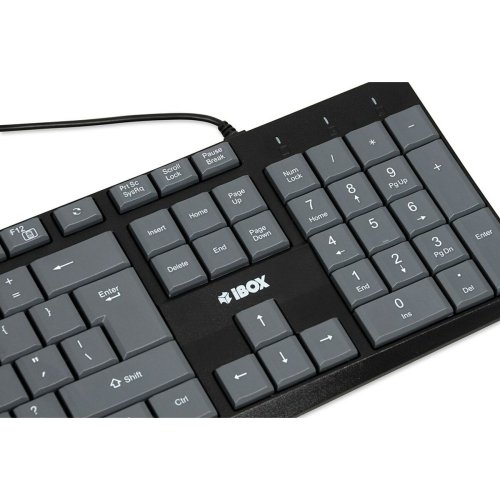 Tangentbord Ibox IKC2010G Svart Gr
