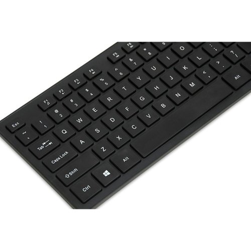 Tangentbord och Mus Ibox IKM5010W Svart Qwerty US
