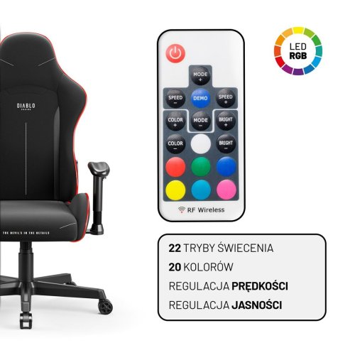 Spelstol Diablo Chairs X-Starter Svart 20 frger