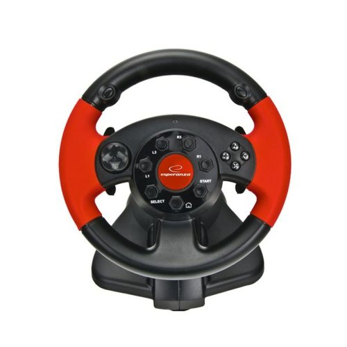 Racing-ratt Esperanza EG103 Pedaler Svart Rd PC PlayStation 3 P