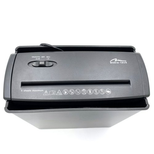 Dokumentfrstrare Media Tech Shredder MT215 V2.0 Svart 8 L