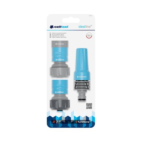 Slangtillbehrsset Cellfast Ideal 3/4"  19 mm 3 Delar
