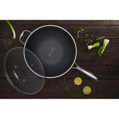 Stekpanna Kohersen 71111 Svart Silvrig Rostfritt stl Aluminium
