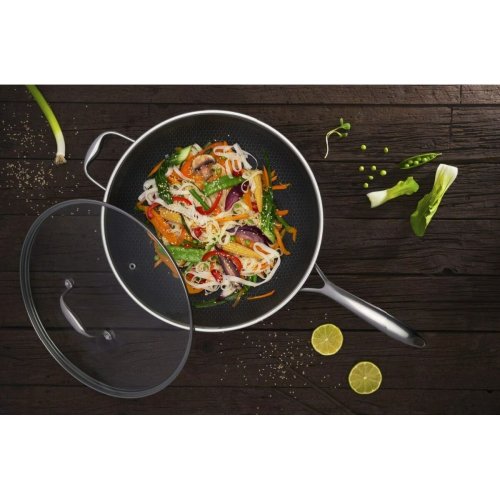 Stekpanna Kohersen 71111 Svart Silvrig Rostfritt stl Aluminium