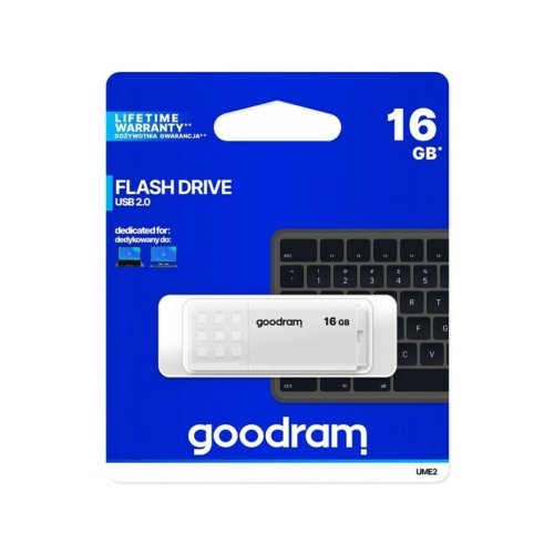 USB-minne GoodRam UME2 Vit 16 GB 5 MB/s-20 MB/s