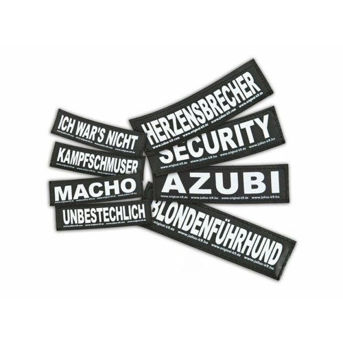 Etiketter fr sele Julius K9 GIFTZWERG S Vit Svart