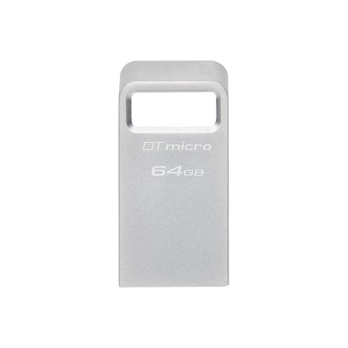 USB-minne Kingston DTMC3G2/64GB Nyckelkedja Silvrig Svart 64 GB