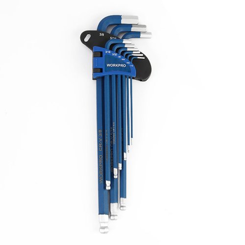 Insexnyckelsats Workpro Lngd 9 Delar