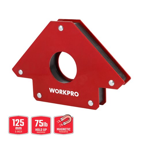 Magnetisk svetsvinkel Workpro 5" 12,5 cm