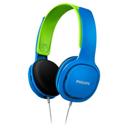Diademhrlurar Philips SHK2000BL (3.5 mm) Bl Med kabel Fr pojk