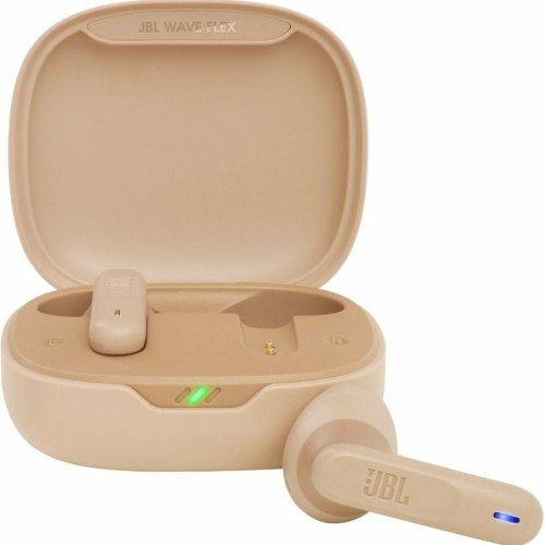 Trdlsa hrlurar med laddningsetui JBL Wave Flex Beige