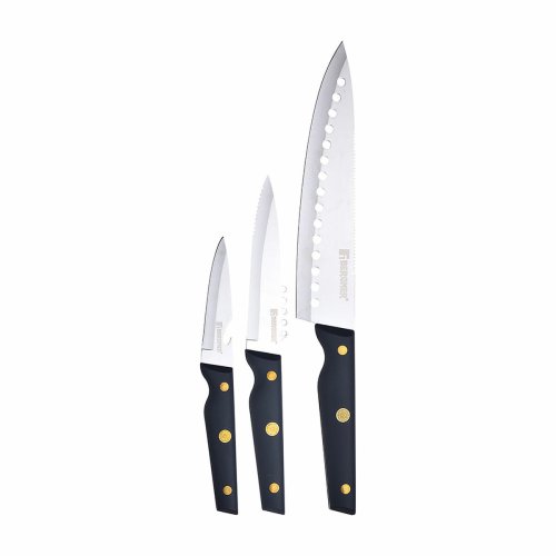Knivset Bergner Pro Reeco BG41026DBL Rostfritt stl ABS 3 Delar