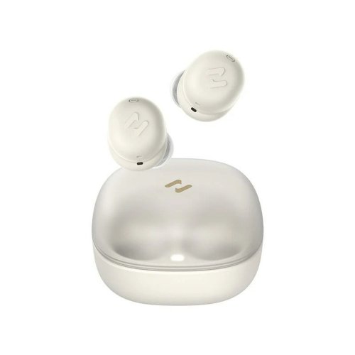 Trdlsa hrlurar med laddningsetui Havit TW969 Beige