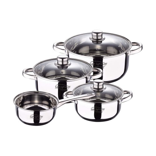 Kastrullset San Ignacio Cassel SG8172 Silvrig Rostfritt stl
