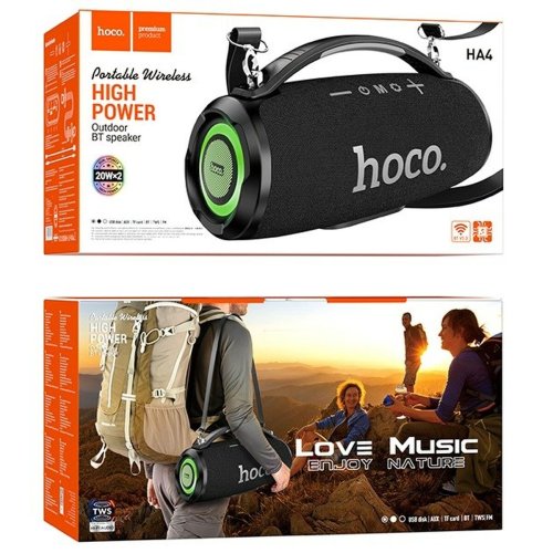 Brbar Bluetooth Hgtalare Hoco HA4 Surge Svart