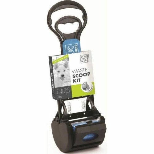 Skyffel MPETS 38 x 12 x 10,5 cm Svart/Bl Plast