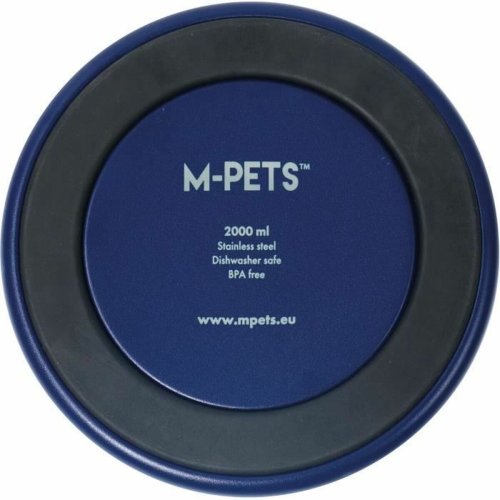 Hundmatare MPETS ESKIMO Metall Rostfritt stl Bl Slirsker 2 L
