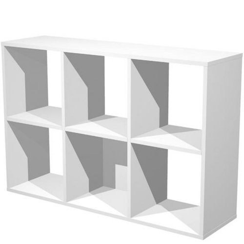 Bokhylla Artexport Home Office 6 fack Vit Melamin 104,1 x 29,2 x