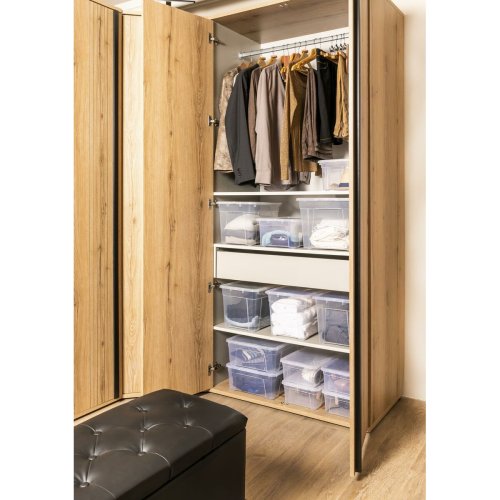 Hinkbehllare Mondex space box 4 h 34,5l Transparent polypropen