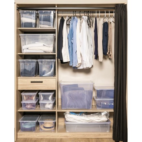 Hinkbehllare Mondex space box 4 h 34,5l Transparent polypropen