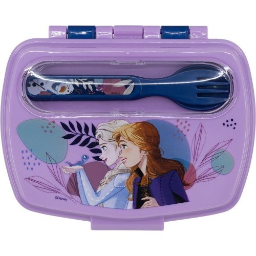 Lunchlda med tillbehr Frozen CZ11271 Bl Plast